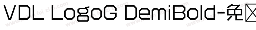 VDL LogoG DemiBold字体转换